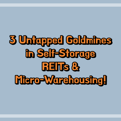 3 Untapped Goldmines in Self-Storage REITs & Micro-Warehousing!