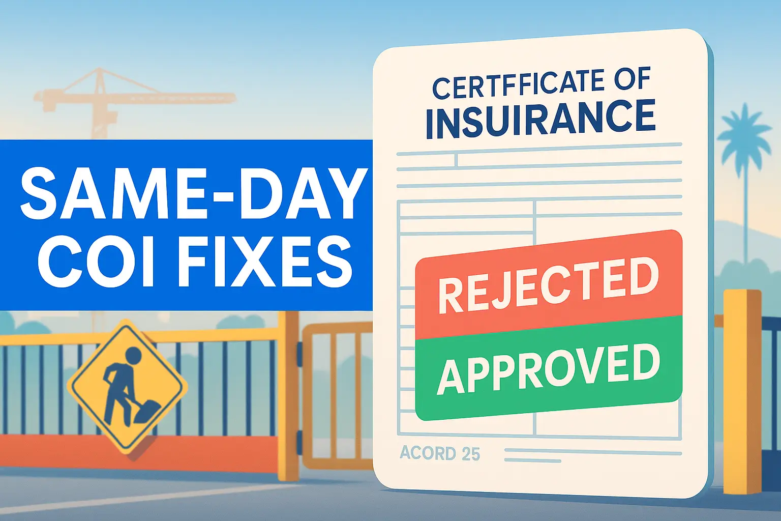 Same-Day COI California