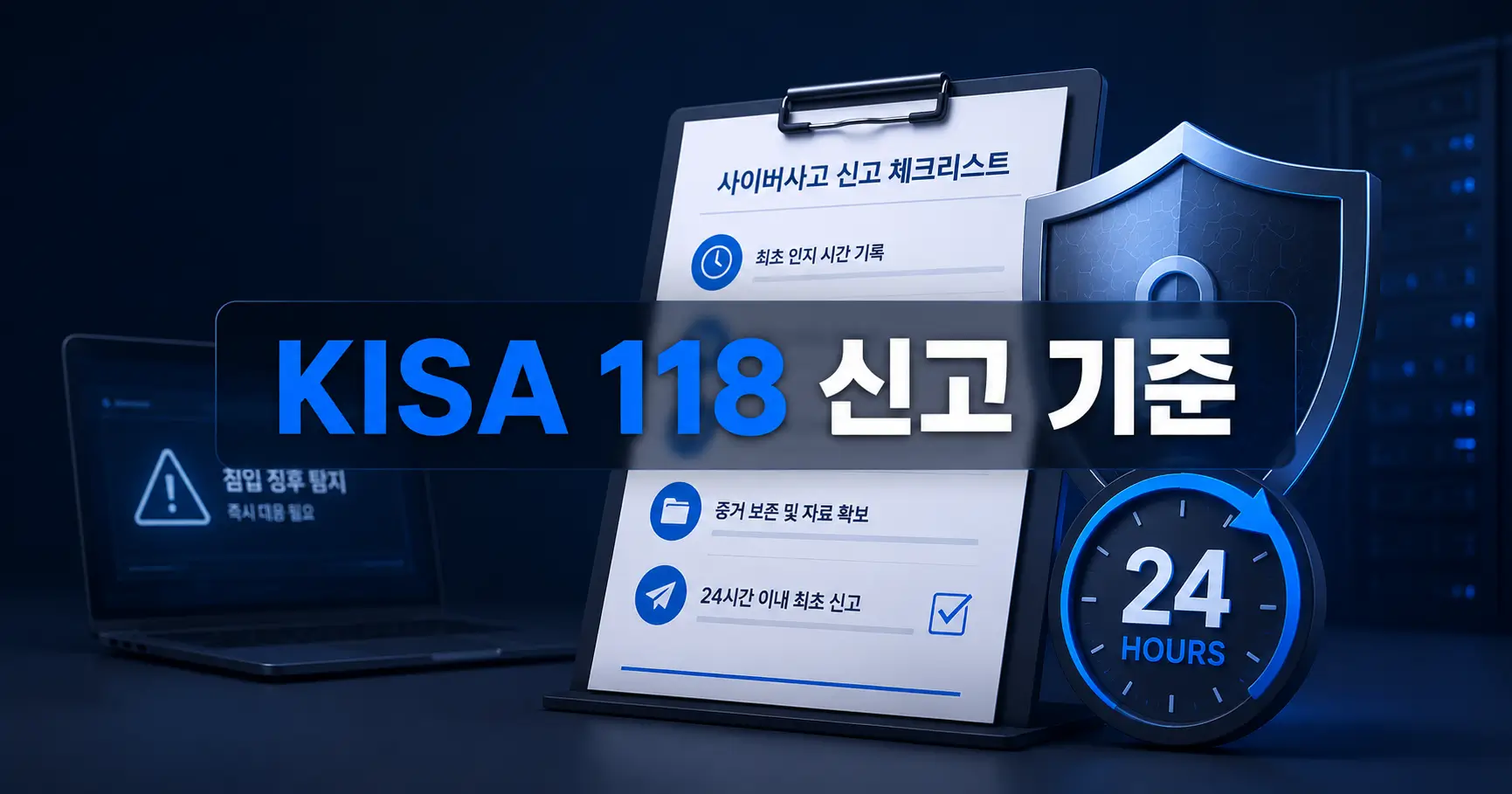 KISA 118 사이버사고 신고 기준 24시간을 놓치지 않는 대응법 3 KISA 118 사이버사고 신고