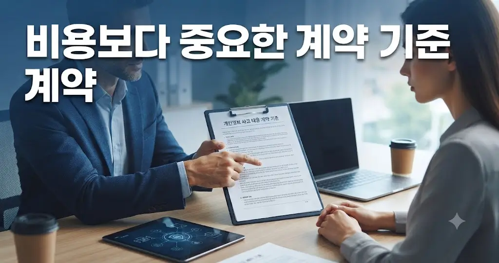 개인정보 유출 대응업체 비용