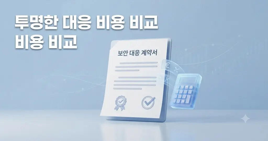 개인정보 유출 대응업체 비용