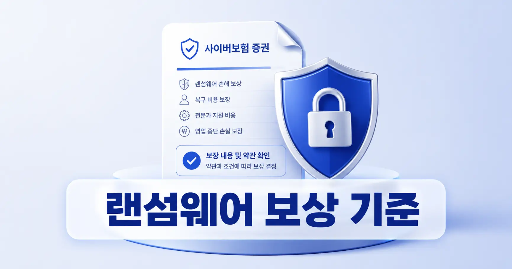 사이버보험 랜섬웨어 보상,보상 여부를 가르는 약관과 첫 대응 4 사이버보험 랜섬웨어 보상