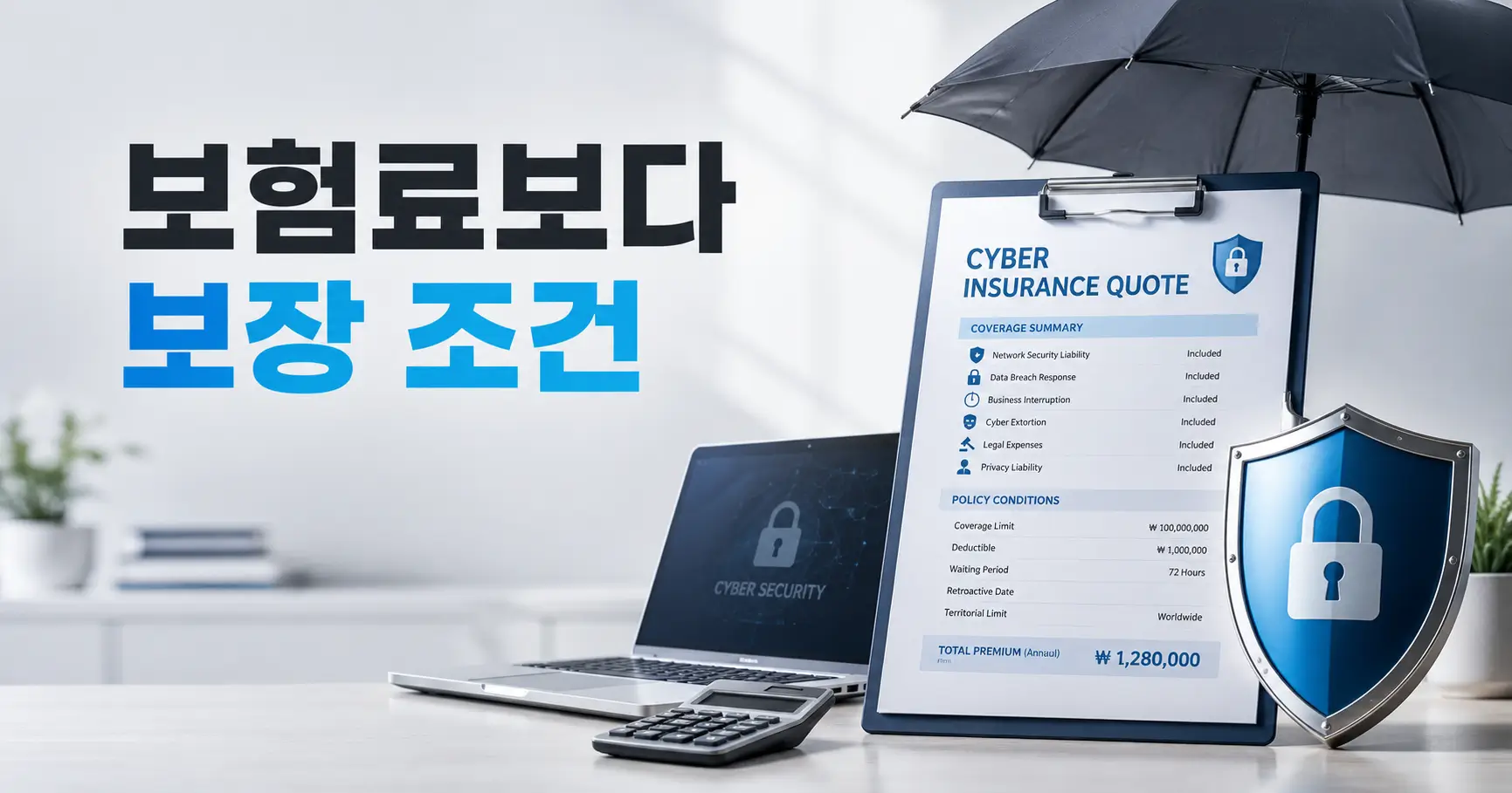 중소기업 사이버보험 보험료