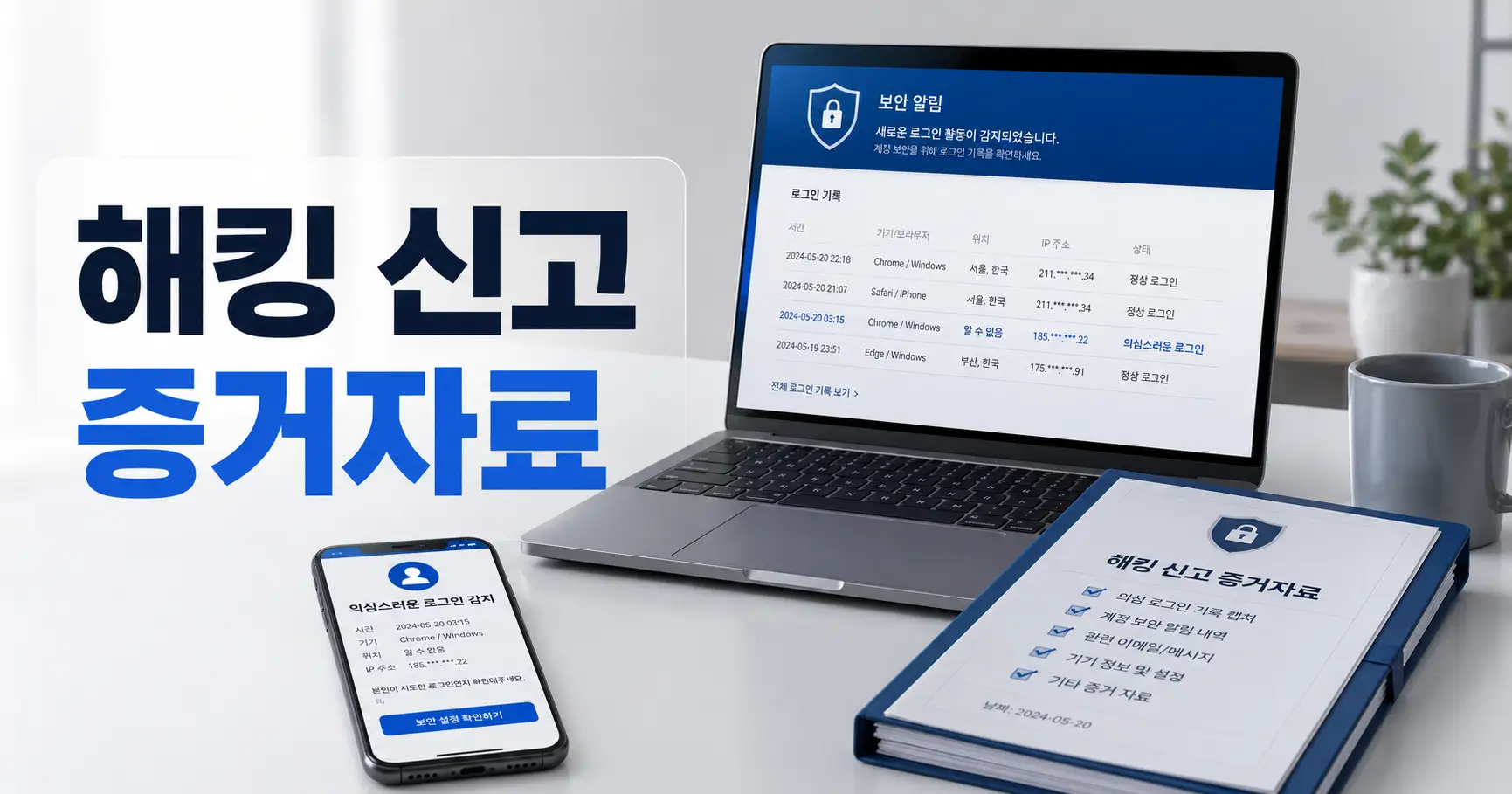 해킹 피해 경찰 신고 증거자료 사라지기 전에 이렇게 보존하세요 4 해킹 피해 경찰 신고 증거자료