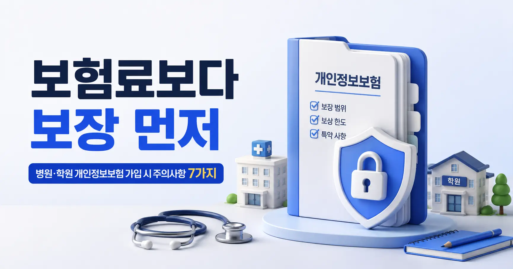 병원·학원 개인정보보험 가입