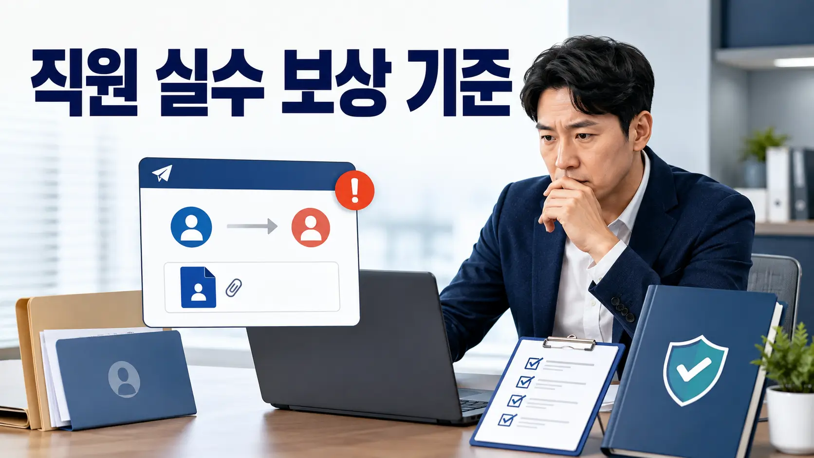 직원 실수로 고객정보를 잘못 전송한 뒤 개인정보 유출 보험 보상 여부와 약관을 확인하는 한국인 사업자