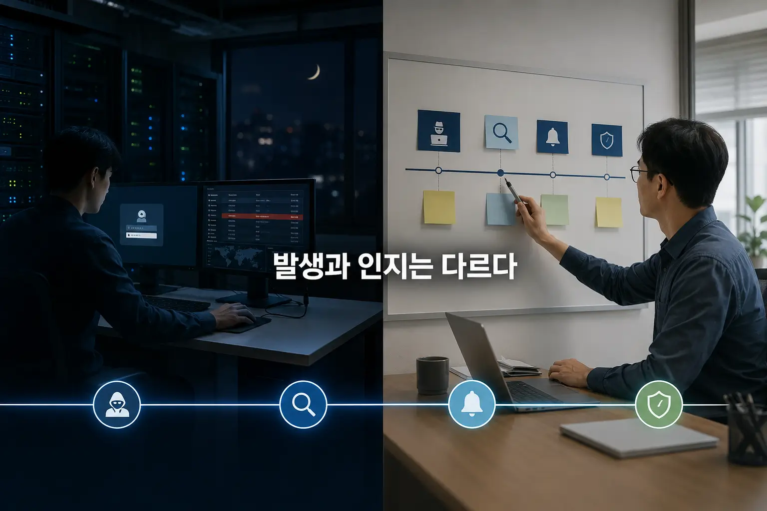 침해사고 대응 보고서에 들어가야 할 항목 : 12가지만 먼저 잡으세요 3 침해사고 대응 보고서를 사실, 범위, 대응, 후속조치 순서로 정리한 4단계 작성 흐름 인포그래픽