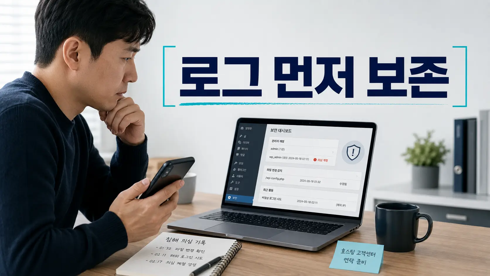 침해사고 호스팅 문의