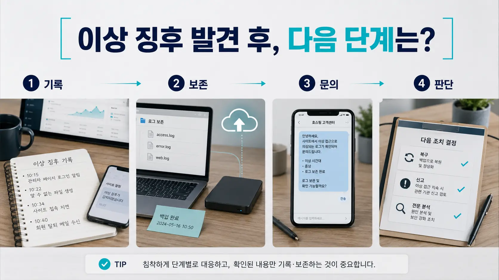 호스팅 업체에 침해사고를 문의하는 방법 : “해킹된 것 같습니다”보다 먼저 물어볼 것 4 침해사고 호스팅 문의